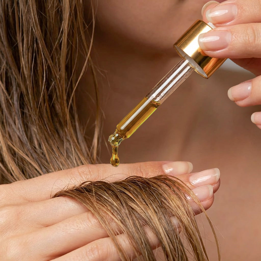 Hair care with Cacay Oil
